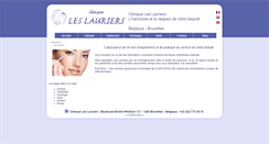 Desktop Screenshot of clinique-les-lauriers.com